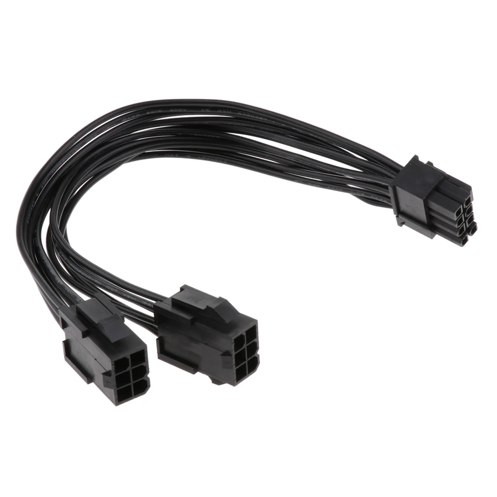 20 см PCI Express двойной 6 контактный 8 кабель адаптера питания для