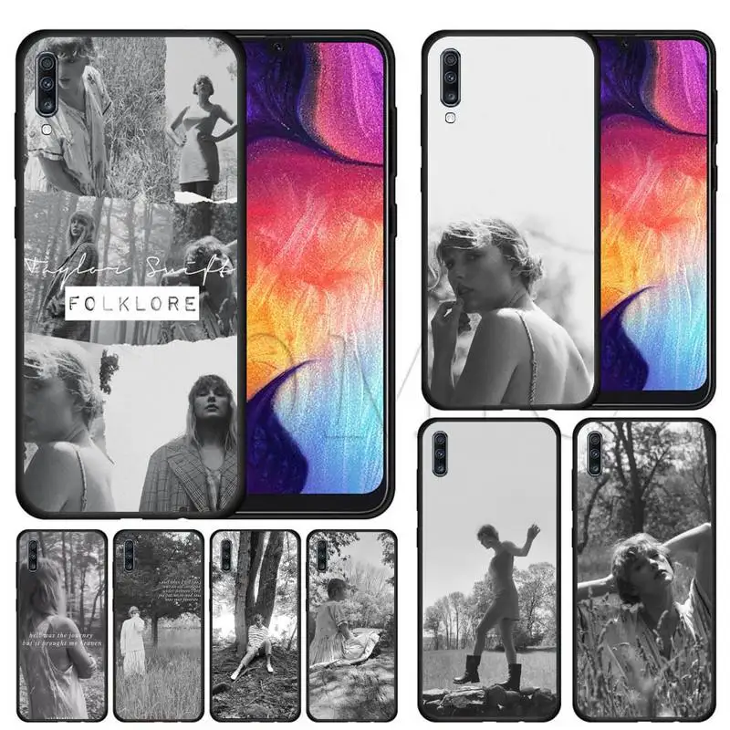 

Taylor Folklore Singer Swifts Phone Case For Samsung S6 S7 Edge S8 S9 S10 S10E S20 S21 Plus Cover Fundas Coque