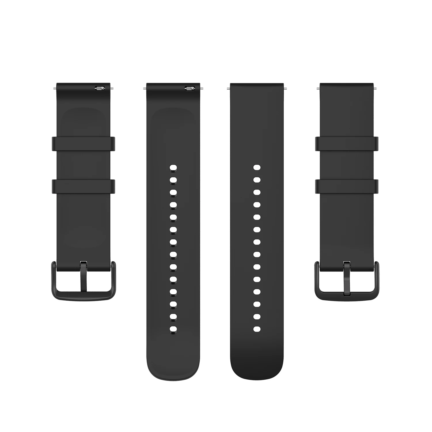 

20mm 22mm Silicone Band for Samsung Active 2 40mm/44mm strap Galaxy watch 3 41/45mm Gear s3 46mm bracelet Huawei watch GT2 strap