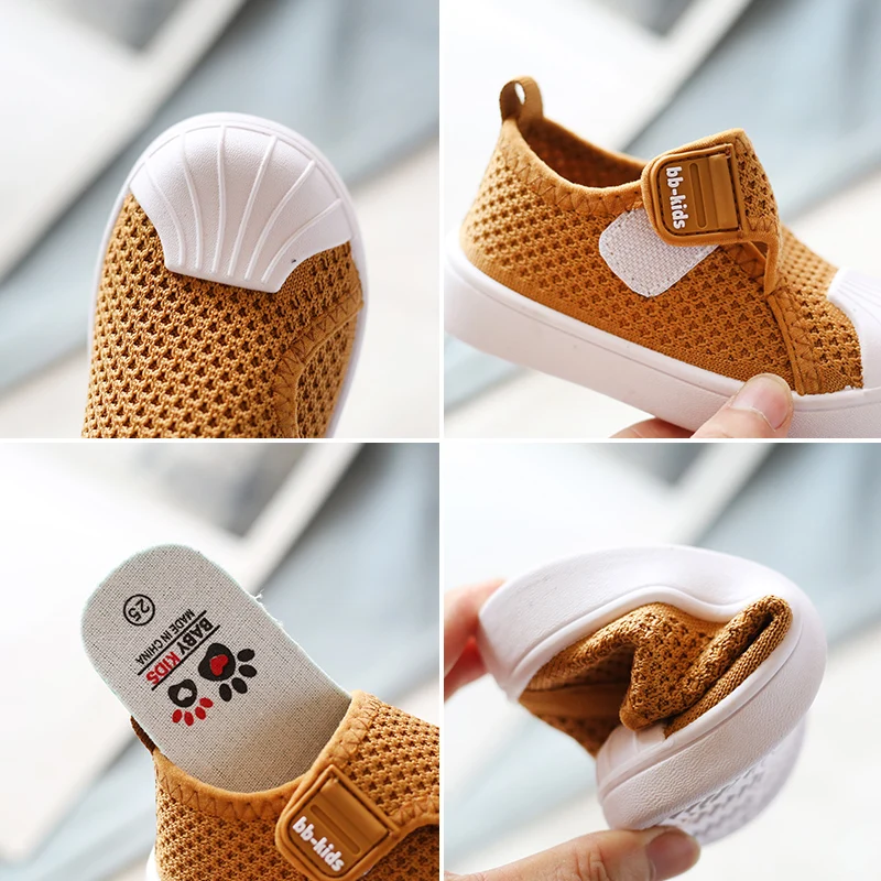 

CSBL Girls Boys Casual Shoes 2021 Spring Baby Kids Shoes Infant Toddler Shoes Comfortable Non-slip Soft Bottom Children Sneakers