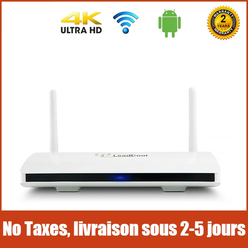 Оригинальная ТВ приставка Leadcool qhd tv ip Android 9 0 медиаплеер 16 Гб AMLOGIC S905W