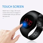 Часы наручные мужскиеженские электронные, модные ультратонкие круглые спортивные водонепроницаемые цифровые, для студентов