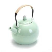 chinese style celadon large teapot kettle teapot ceramic pot kettle household pot pitcher tea pitcher spout lid