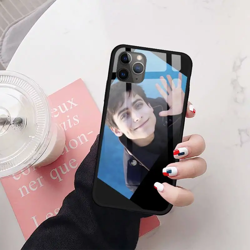 

Aidan Gallagher the umbrella academy Phone Case Tempered glass For iphone 11 12 PRO MAX X XS XR 5C 6 6S 7 8 plus