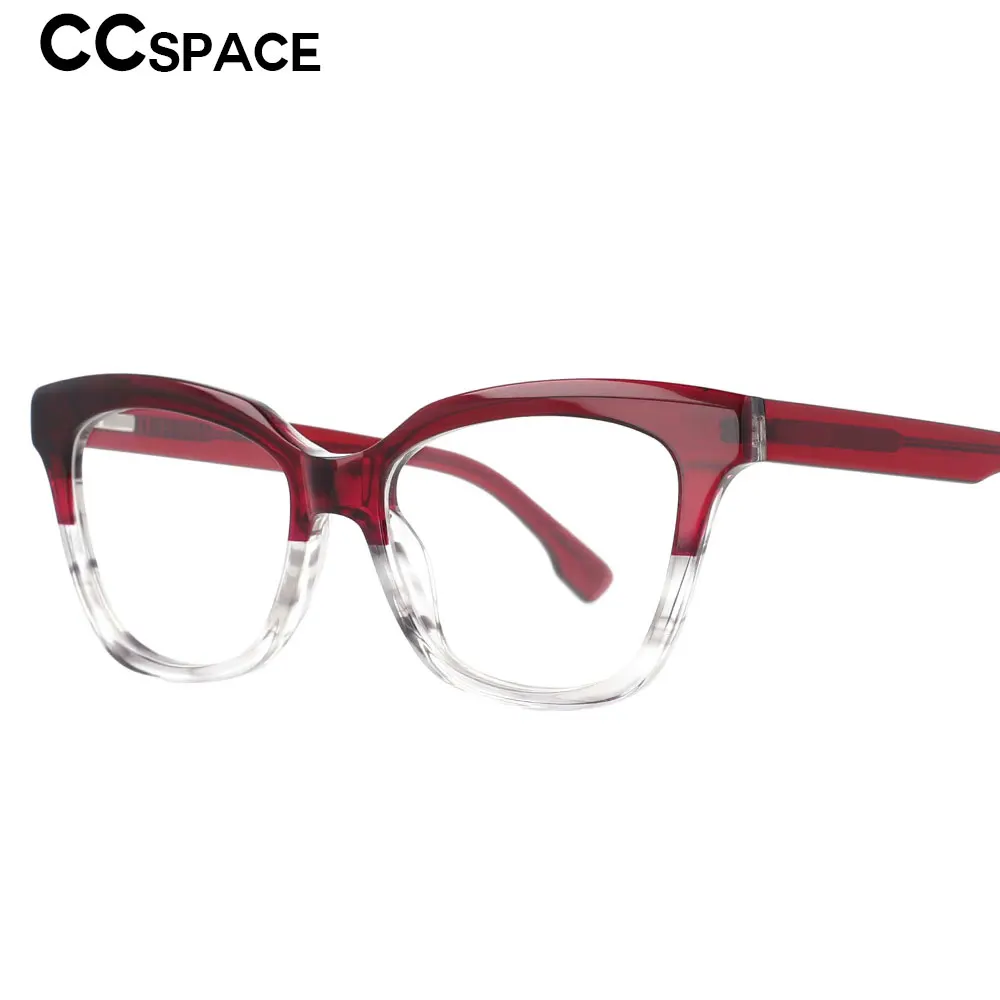 

53148 Lunette Vue Femme высококачественные ацетатные мужские и женские очки Квадратные декоративные винтажные мужские и женские компьютерные очки ...