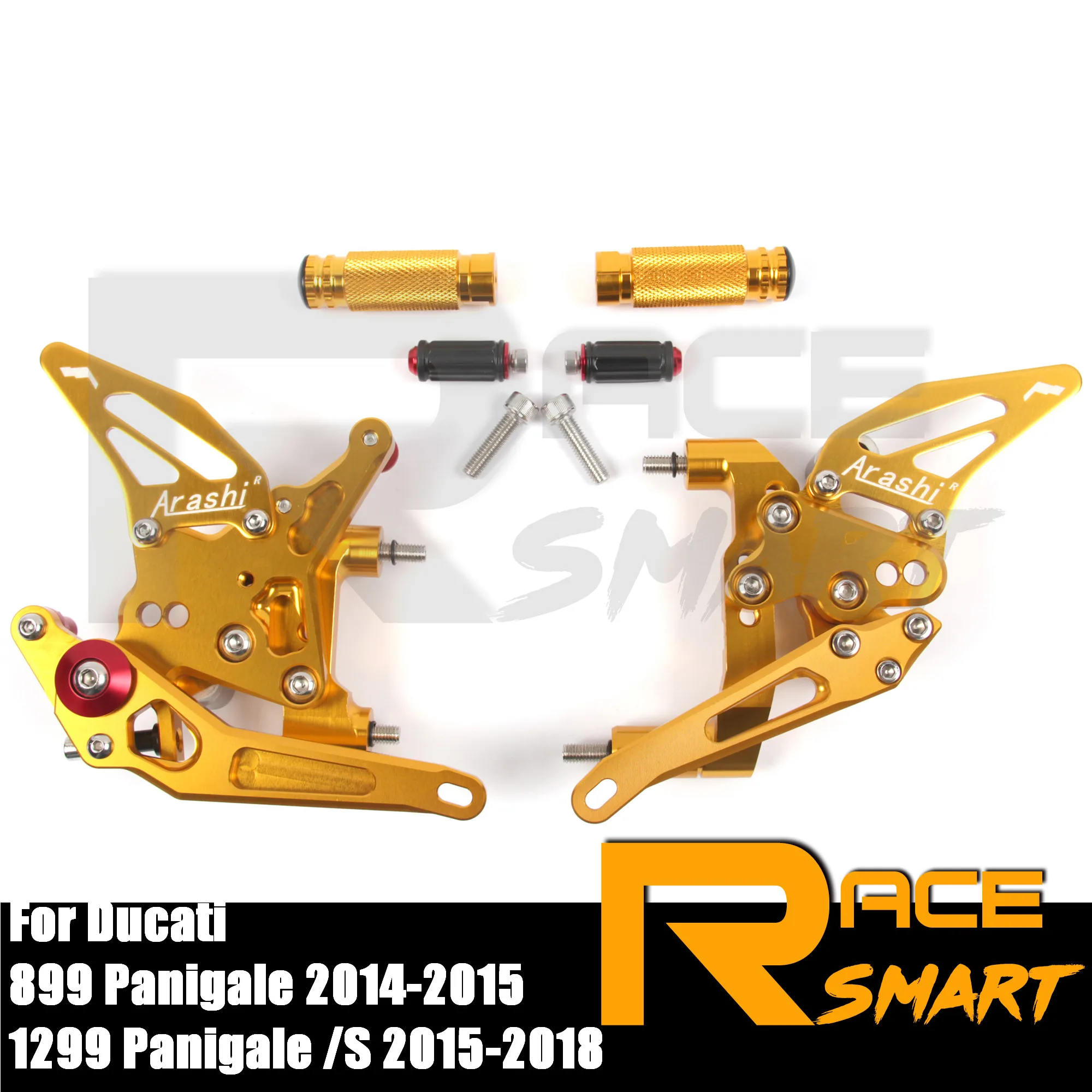 Регулируемые подставки для ног с ЧПУ мотоцикла Ducati 1199 1199S 1199R Panigale Superleggera 2012- 2017 QS |