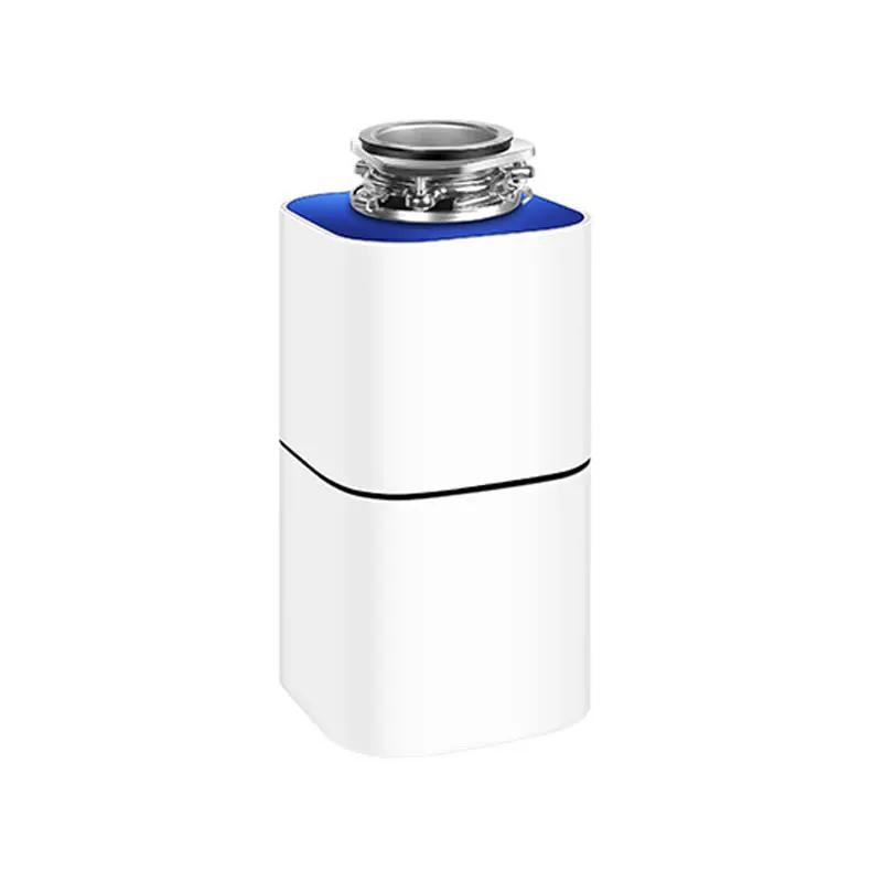 White 220V/930W household kitchen garbage processor garbage disposal kitchen food grinder vegetable residual peel grinder - Color: White