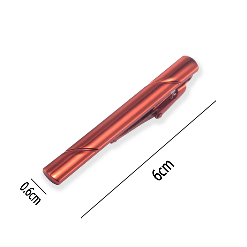 

New Tie Clips for Men Fashion Style Metal Blue Tone Bar Practical Necktie Clasp Tie Pin Man Gift Cufflinks for Mens