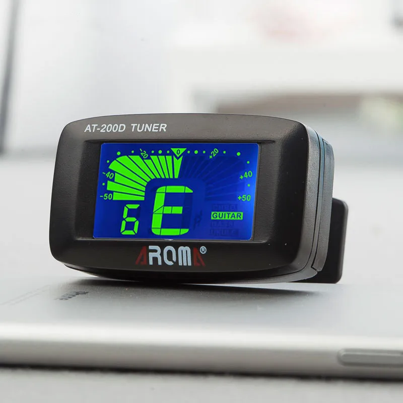 universal clip auf professionelle gitarre tuner akustische ukulele violine saiten digital chromatic lcd elektrische gitarre bass tuner free global shi