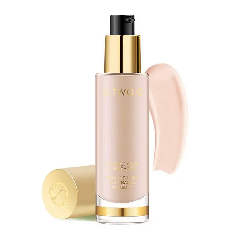 

O.TWO.O Liquid Foundation Invisible Full Coverage Make Up Concealer Whitening Moisturizer Waterproof Makeup Foundation T1498