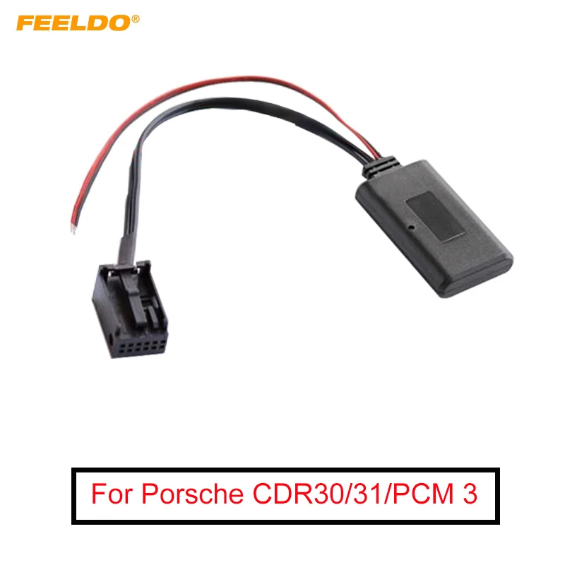 FEELDO 1PC Car Aux-in Wireless Bluetooth Adapter Module Audio Receiver for Porsche CDR30/31/PCM CD/DVD Host AUX Cable