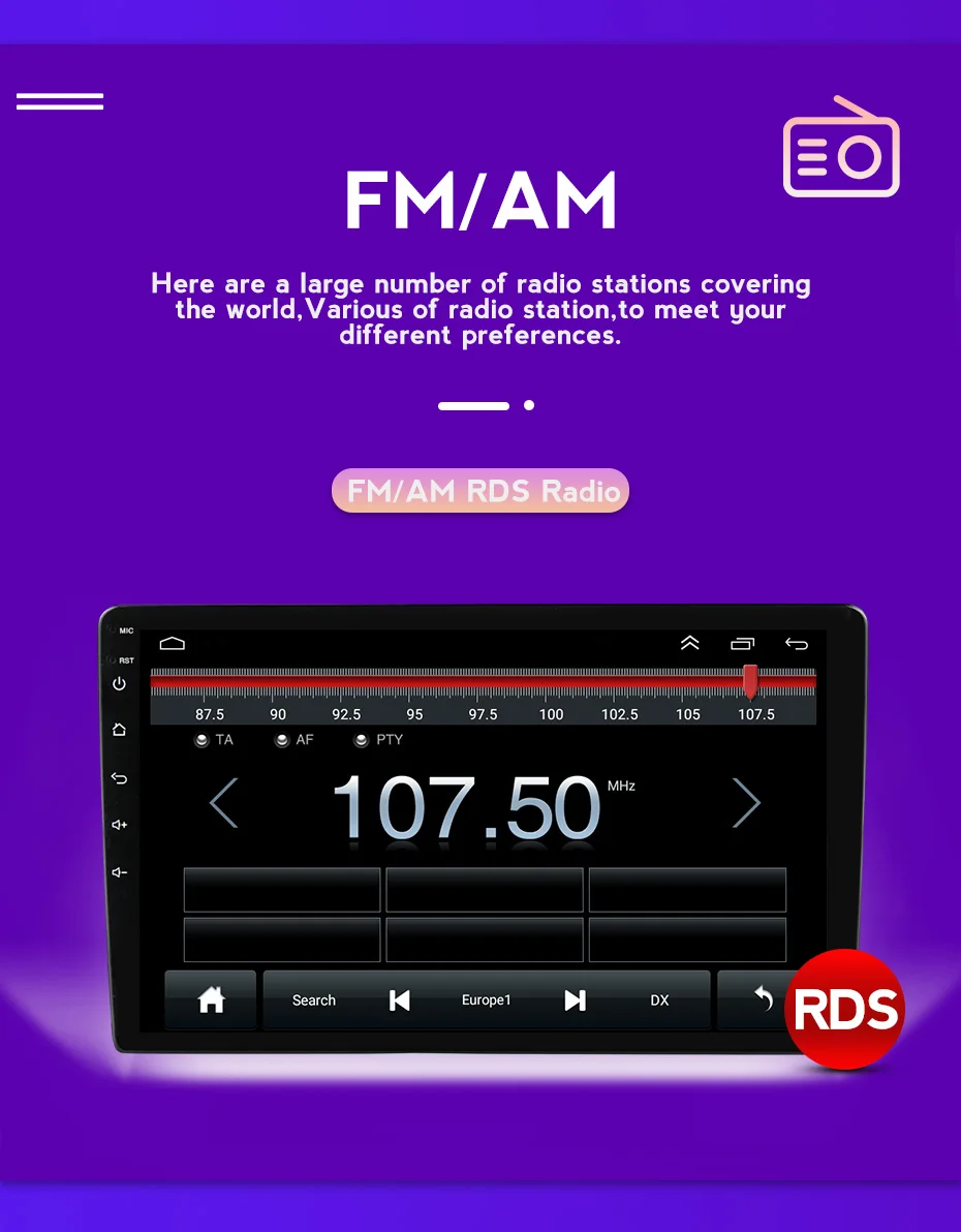RDS автомобильный Android GPS Радио мультимедийный плеер для Toyota Land Cruiser Prado 150 2010-2013 32G ROM