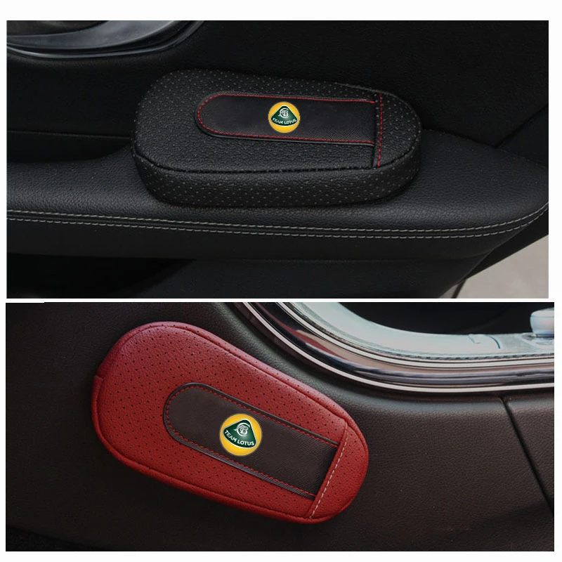 Кожаная Универсальная автомобильная подушка для ног наколенник двери