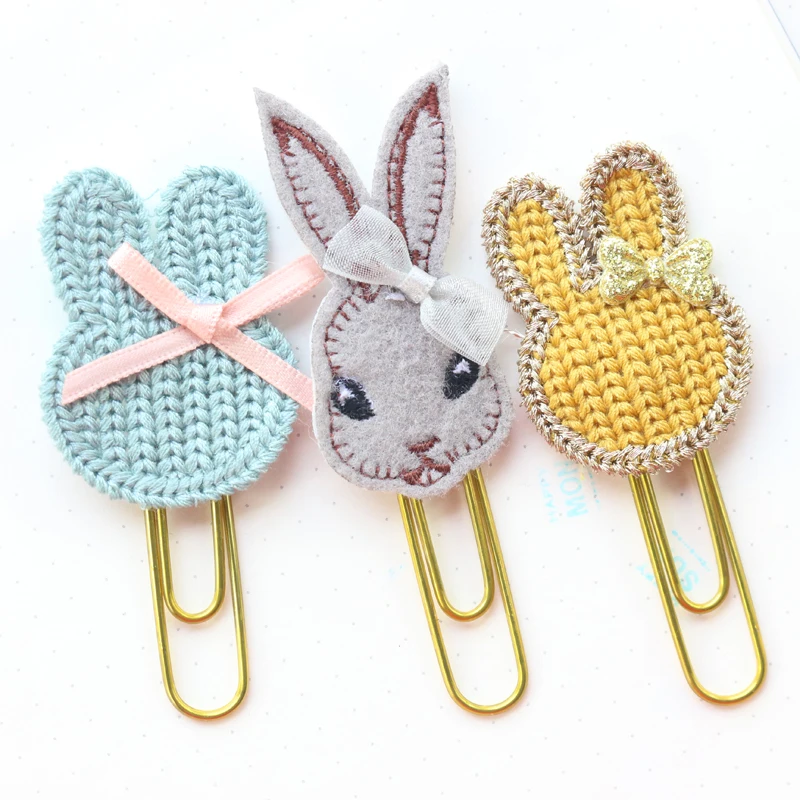 Милые милые металлические зажимы Domikee ручной работы для офиса школы индексные