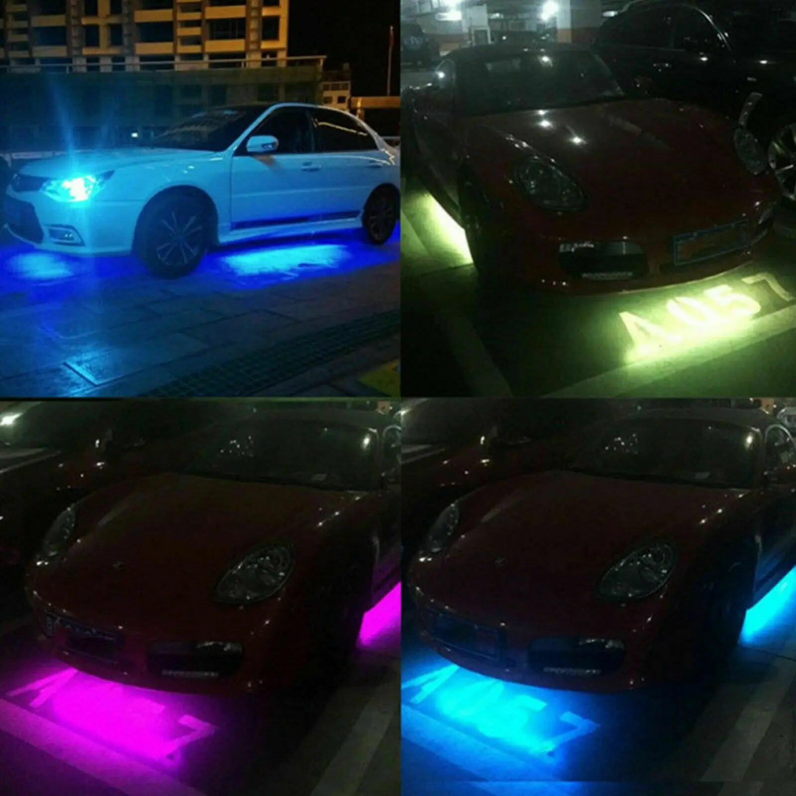 Car Interior Atmosphere LED RGB Strip Light Dashboard Floor Foot Decorative Lamp Music Control RV Caravan Accessories | Автомобили и