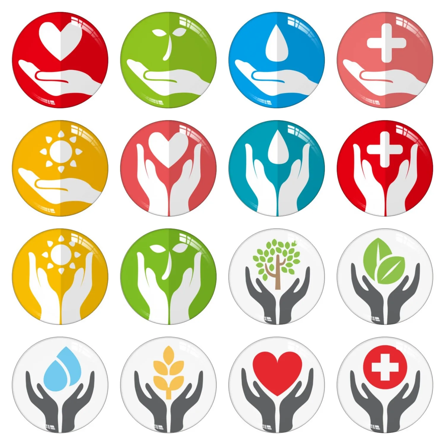 Экологический значок оснастки кнопка ювелирные изделия 10 мм 12 14 16 18 20 25 30 фото