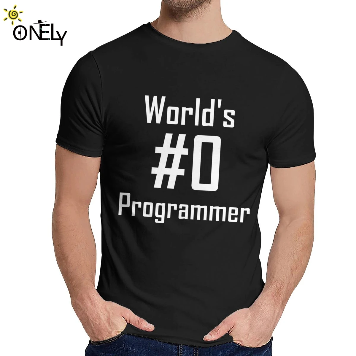 

For Male T Shirt World's Programmer Code Coding 100% Cotton New O-neck Cartoon Print T Shirt