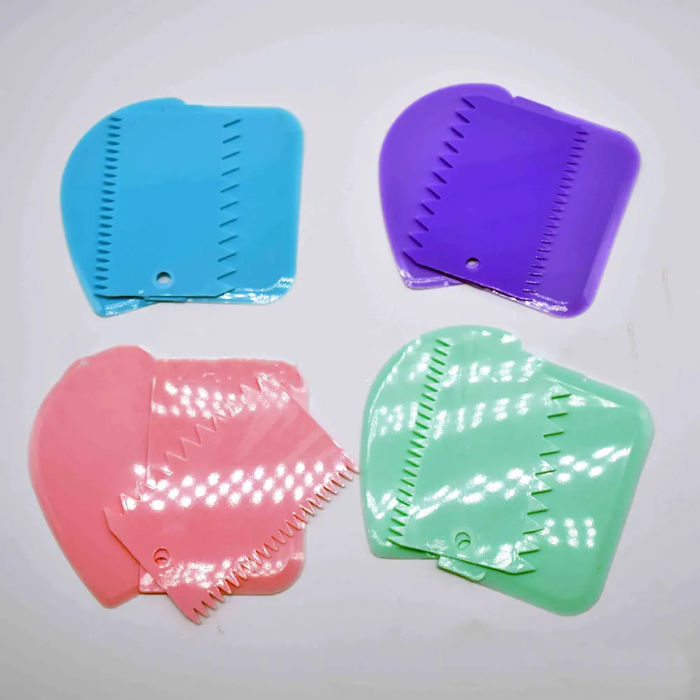 3 шт./компл. резак для теста торта инструменты хлеба пластиковый скребок лезвия DIY