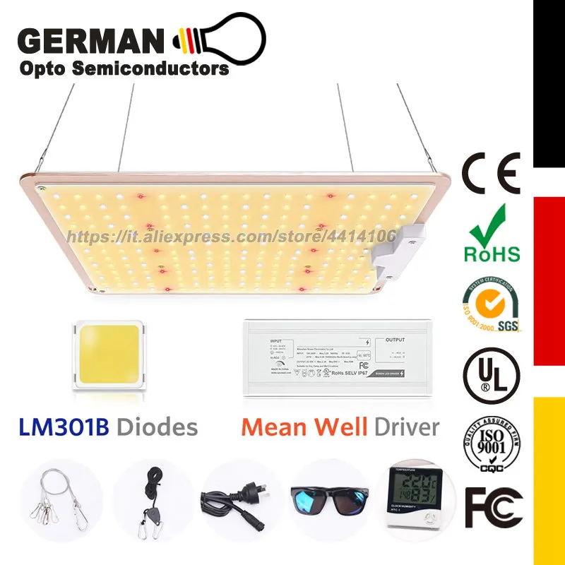 SF-1000 LED Grow Light with LM301B Diodes & Dimmable waterproof Driver Sunlike Full Spectrum Plants Lights Flower Growing Lamp