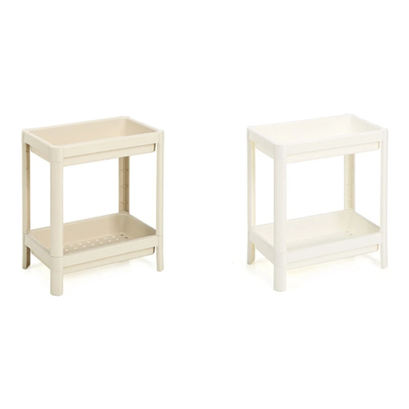 

Storage Rack Bathroom Slim Slide Tower Assemble Plastic Shelf Space Saving Organizer Kitchen Movable Home Tool