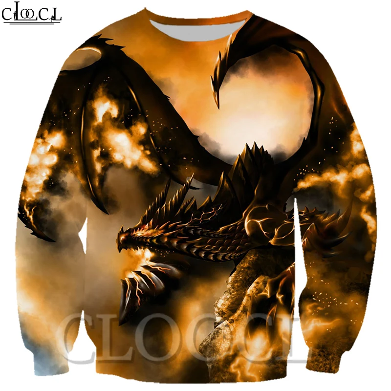 Свитшот мужской с круглым вырезом и коротким рукавом 3D принтом|Мужские толстовки