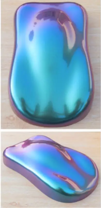 10 г/пакет Хамелеон Цвет переключение эпоксидная смола пигмент изменения порошок