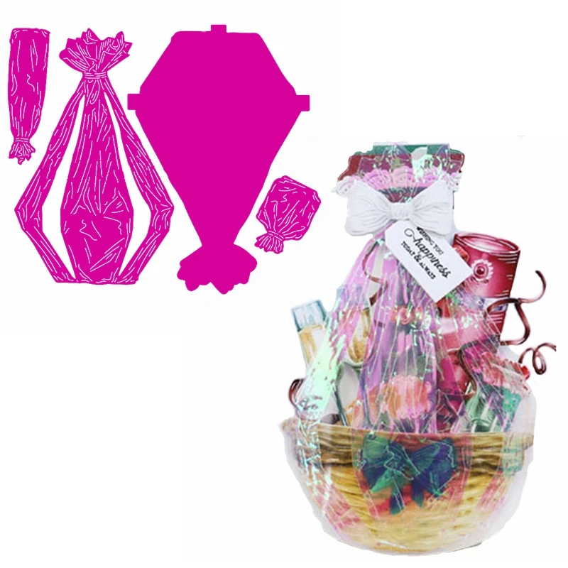 Прозрачная упаковка мешок металлический Трафаретный вырубной штамп оболочка