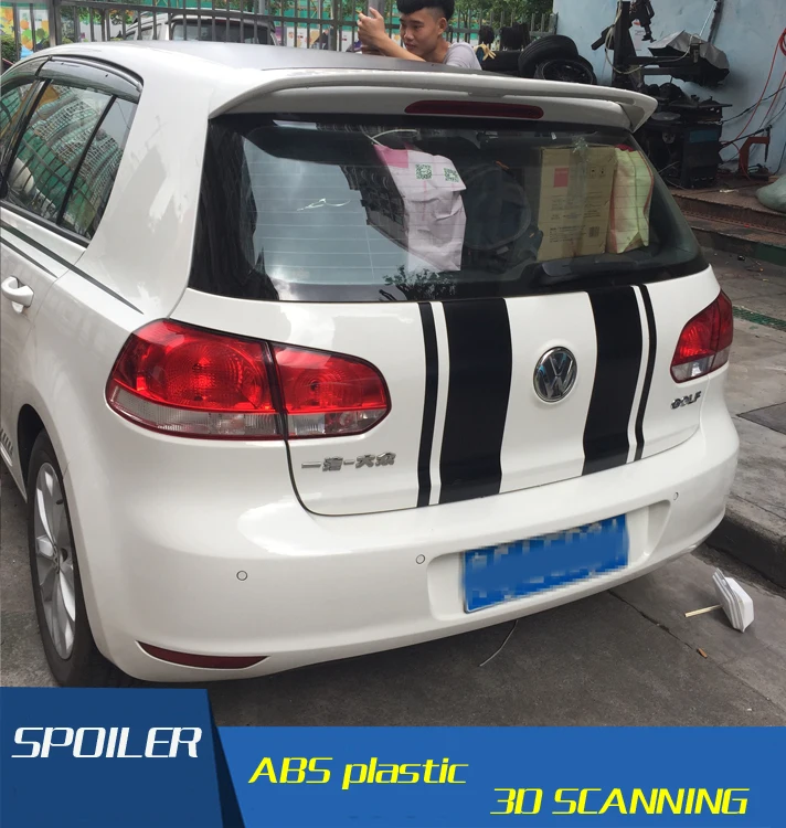 Спойлер для VW Golf задний спойлер из АБС пластика Volkswagen 6 2010 2013|rear spoiler|car rear wingrear wing |