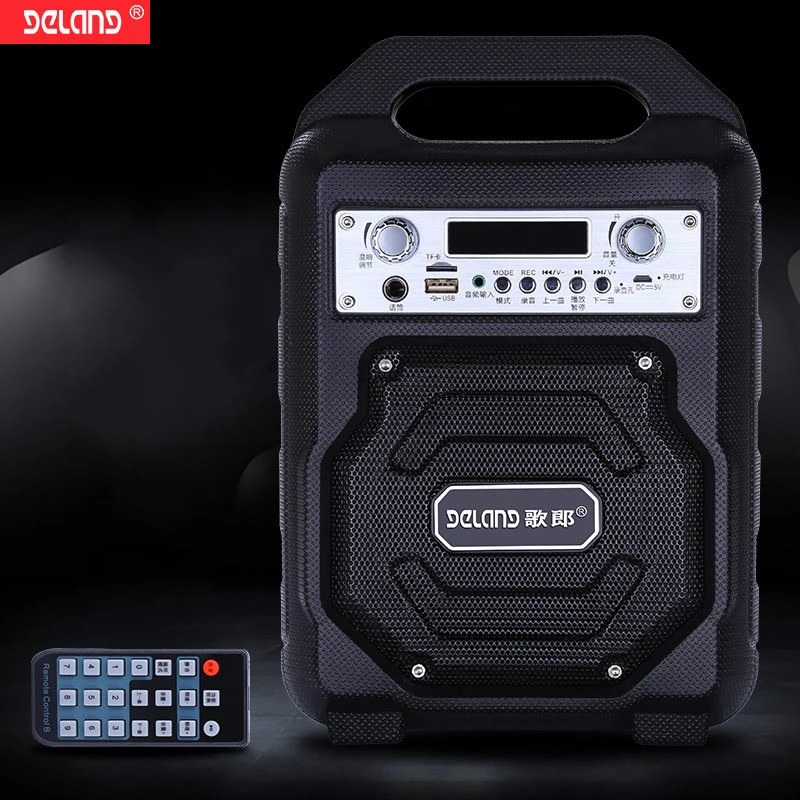 5 25 дюймовый портативный динамик Беспроводные Bluetooth колонки с большими рожками