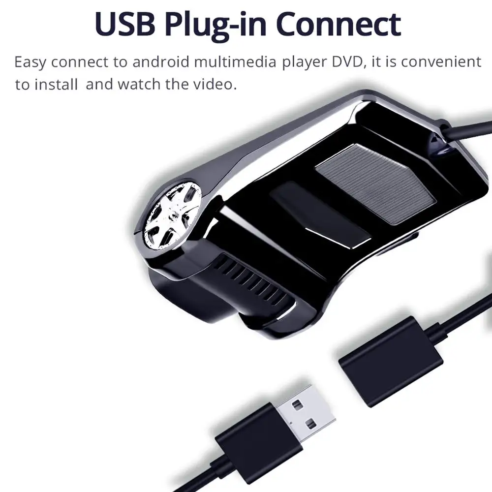 Мини Скрытая USB видеорегистратор для Android мультимедийный плеер с ADAS