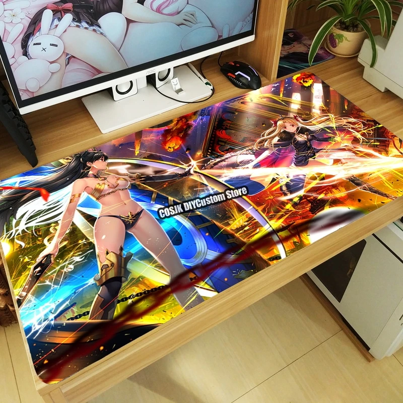 

HOT Anime Game Fate/Grand Order Ishtar Non Slip Mouse Pad Large Keyboard Desk Mat Mice Mat Play Accessories Gift Drop shipping
