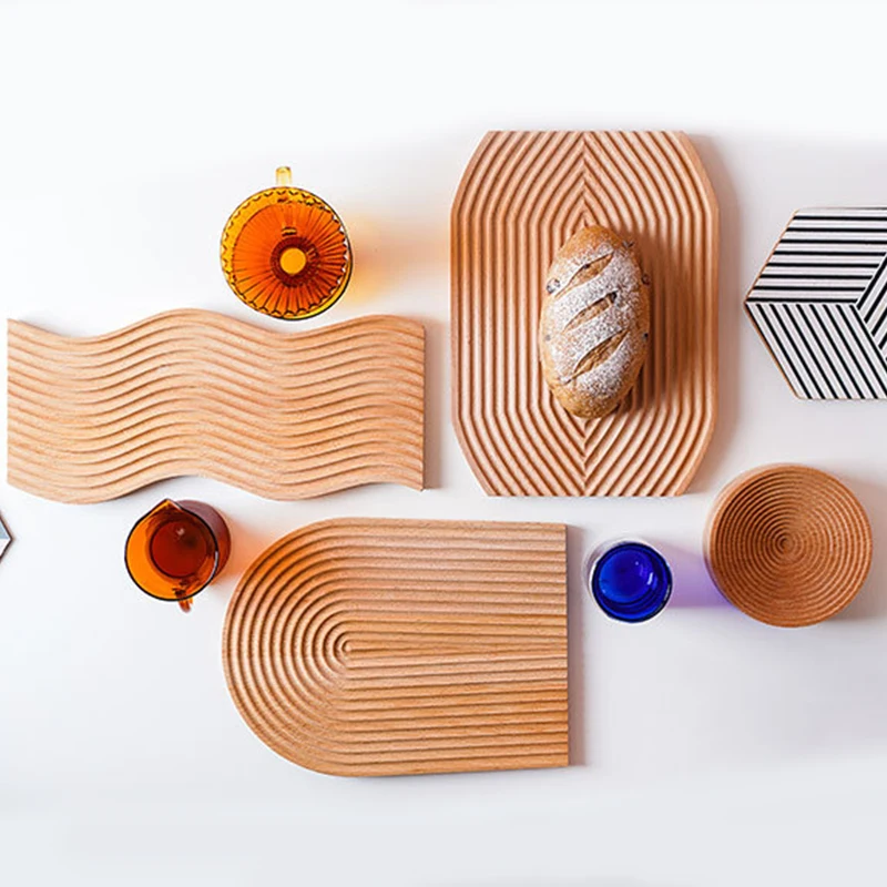 1 шт. скандинавский деревянный лоток для нарезки десертов хлеба кухонная