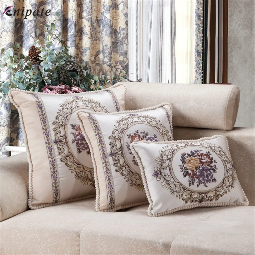 Enipate роскошный Европейский французский кантри чехол для подушки жаккардовый