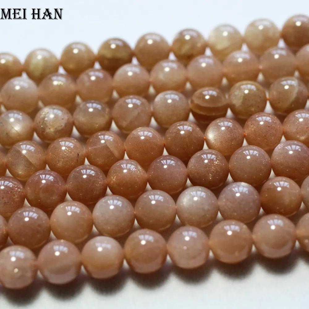 

Опт Meihan (38 бусин/нитка), натуральный 10 мм +-0,2 оранжевого лунного камня, гладкие круглые бусины, оптовая продажа