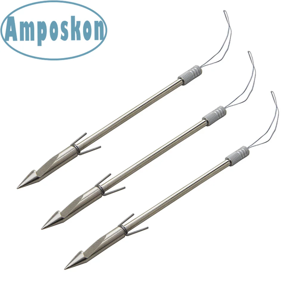 3 шт./лот охотничий болт из нержавеющей стали для стрельбы лука серебристый лук