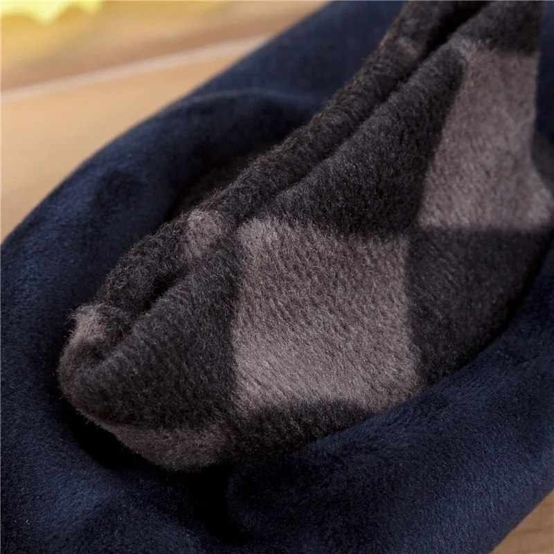 2019 г. мужские тапочки теплая Домашняя обувь нескользящие носки зимние мягкая