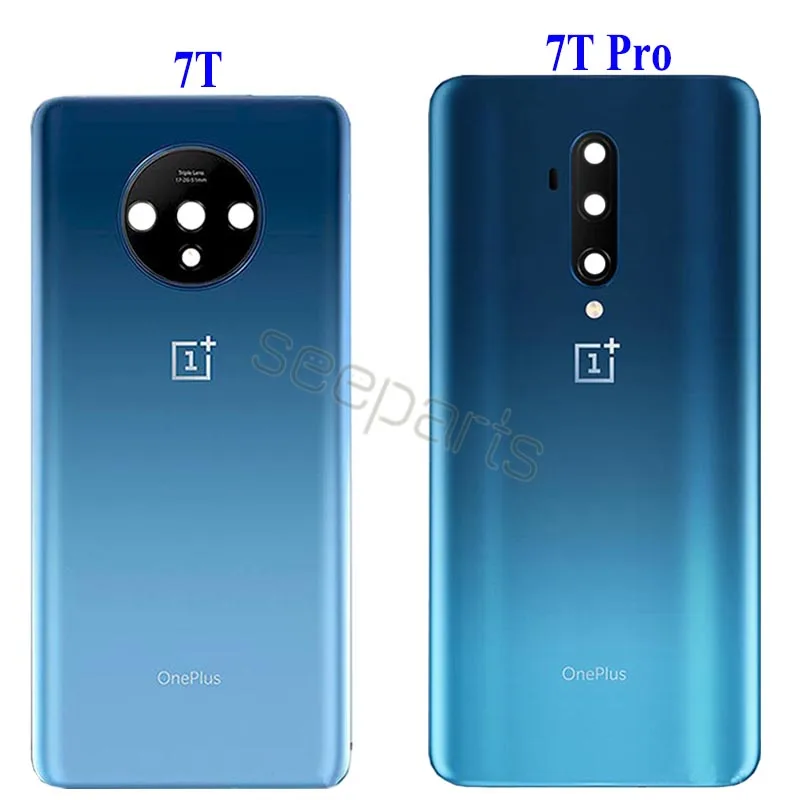 

Original Glass For OnePlus 7T Pro Back Battery Cover Door Rear Glass For Oneplus 7T Battery Cover 1+7T Pro Housing Case