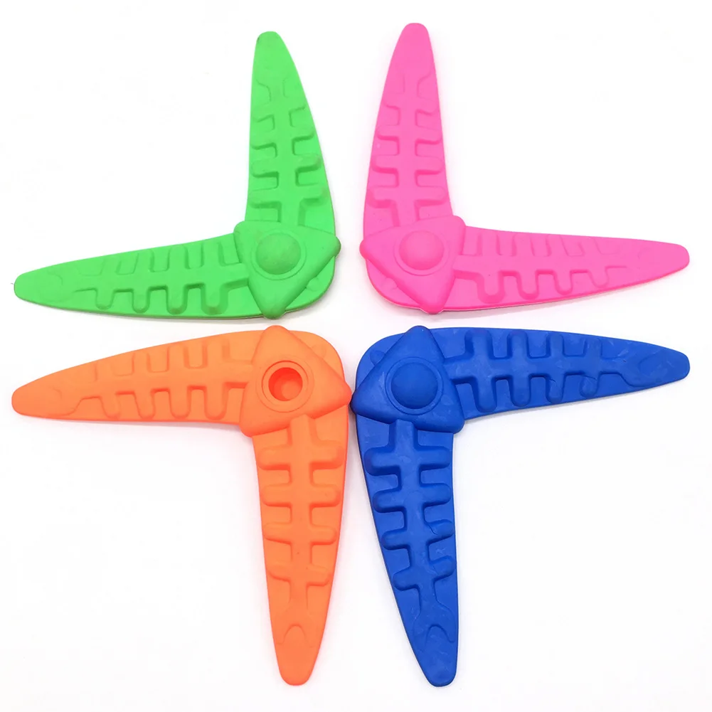 Изогнутая игрушка дротика для домашних животных устойчивая к укусам Boomerang
