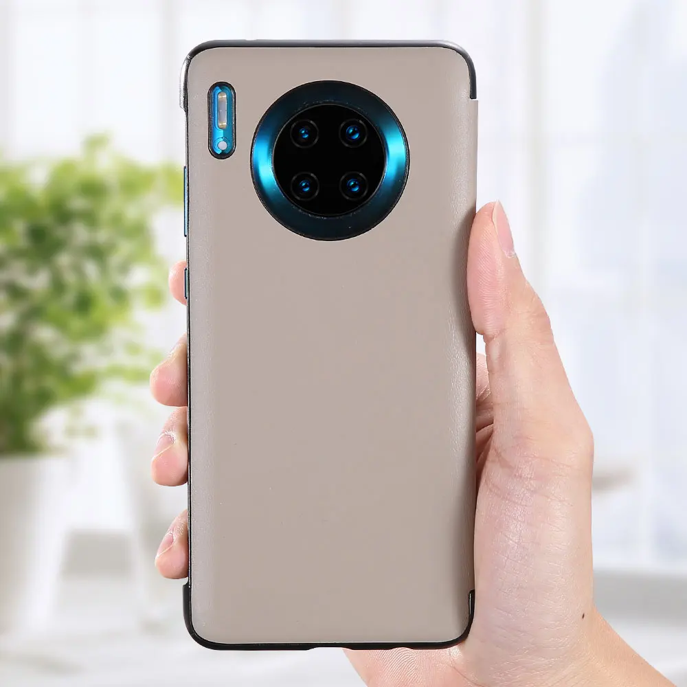 FLOVEME флип чехол с окошком для huawei P10 P20 P30 Pro Роскошный кожаный mate 9 10 20 30 Чехол