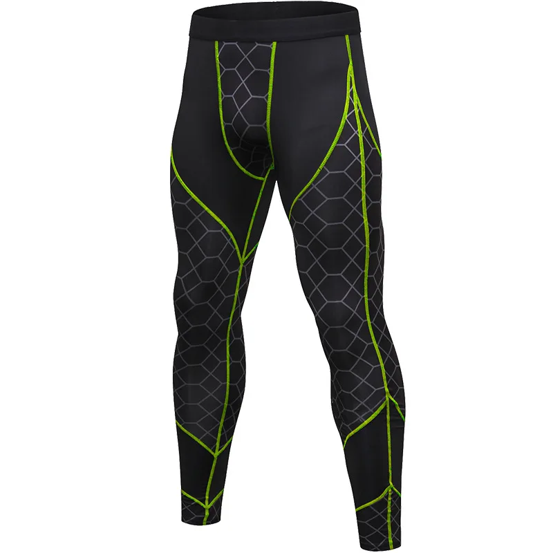 green pants Fanceey кальсоны зимнее термобелье мужское быстросохнущее стрейч термобелье для мужчин теплое фитнес компрессионное нижнее белье - Цвет: green pants