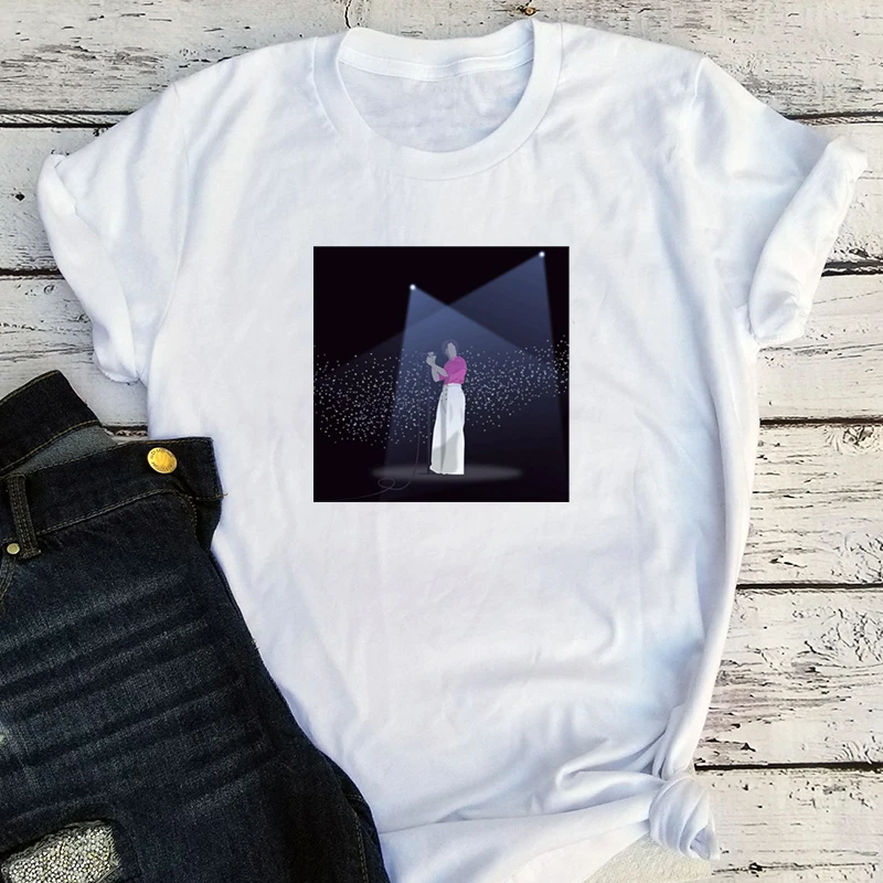 

Spotlight Shirt Vintage Vintage 2021 Tees Print Music Stage Pink 2021 Men Clothing Plus Size New Tops