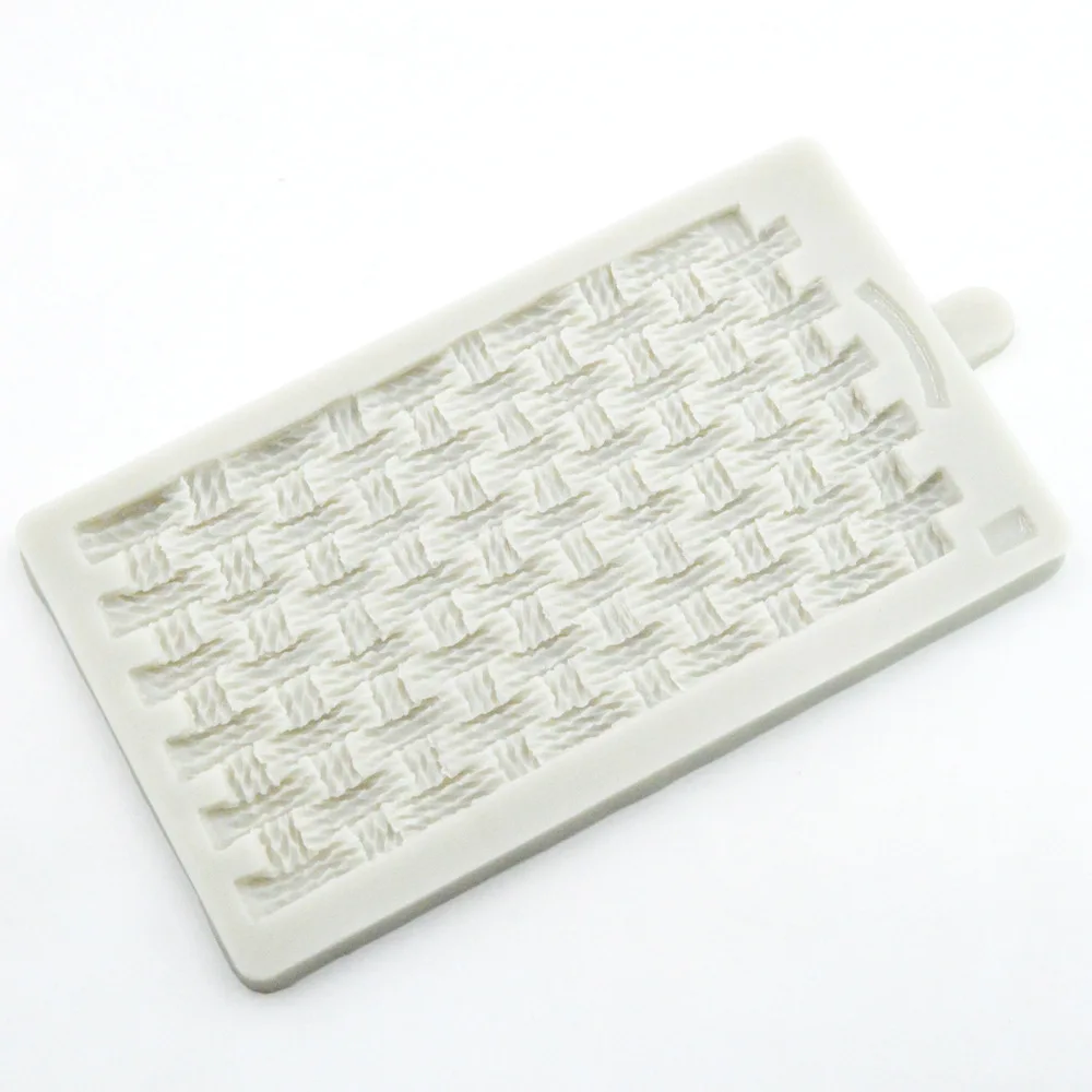 Новая форма для мастики торта шерстяной узор Жидкая силиконовая края инструмент