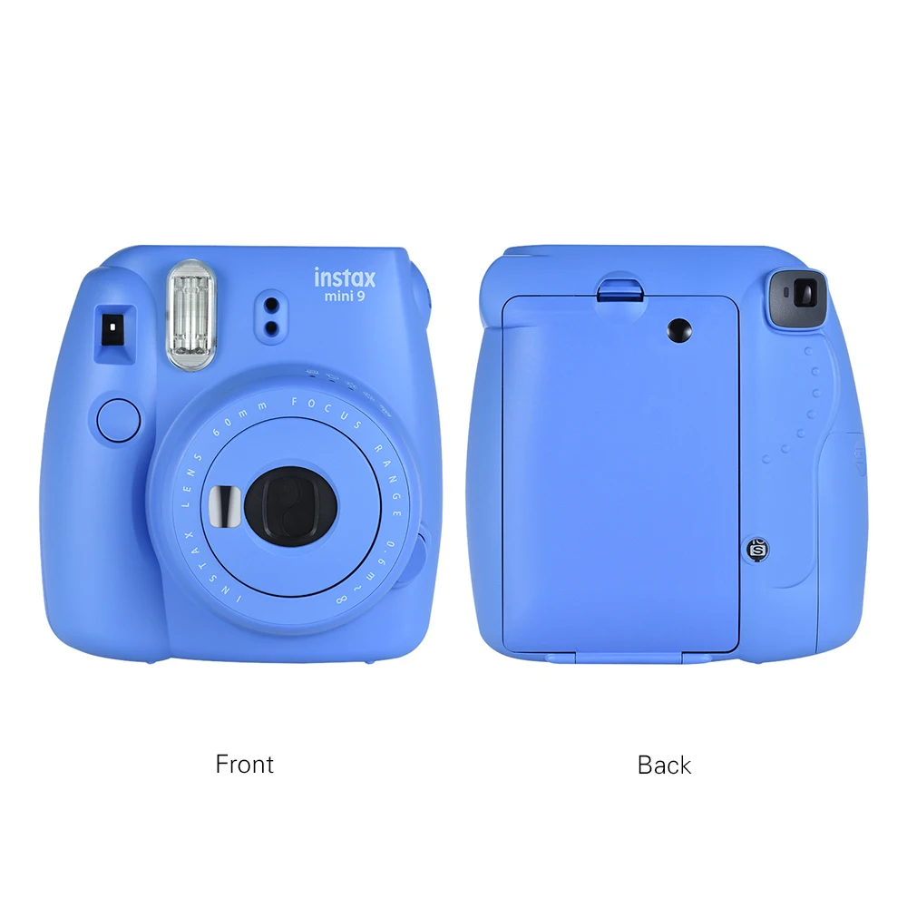 Fujifilm Instax Mini 9 мгновенная камера фотосессия с зеркалом для селфи светло голубой