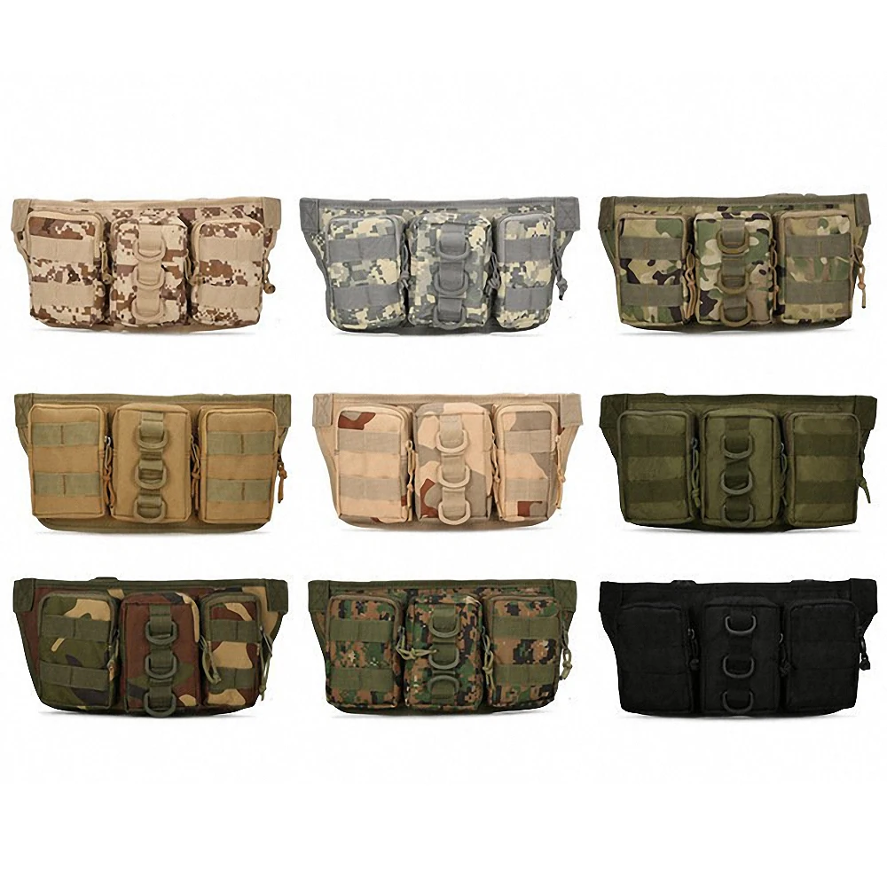Тактическая поясная сумка для мужчин и женщин Водонепроницаемая дышащая уличная