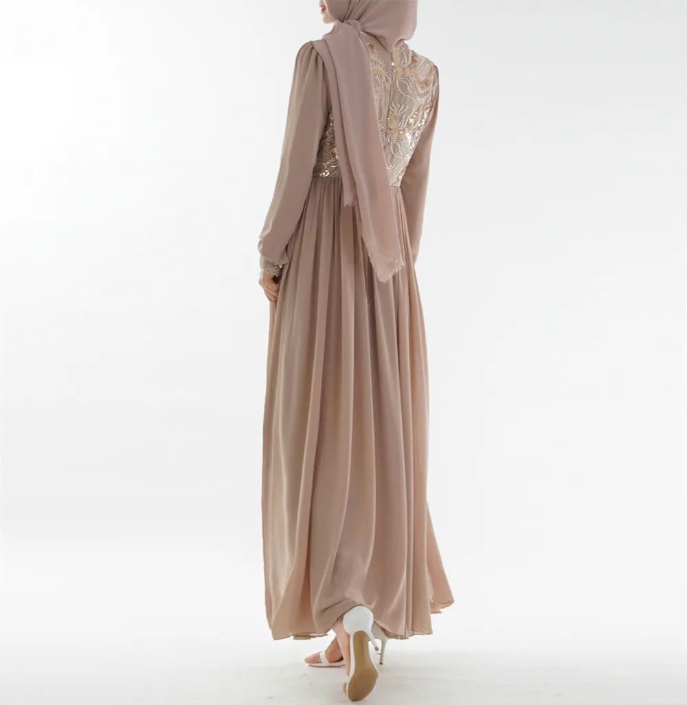 Роскошное кружевное платье Abaya с вышивкой кафтан длинное для женщин кимоно Jubah