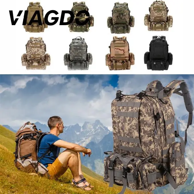 Тактический рюкзак 4 в 1 военная спортивная сумка для отдыха на открытом воздухе