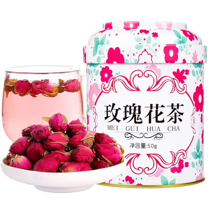 

Китайский чай, Пурпурная роза, бутон розы, сушеный цветок, травяной чай
