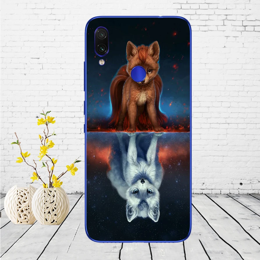 C11 Чехол для Xiaomi Redmi Note 7, силиконовый чехол для Xiaomi Redmi Note 7, задняя крышка, чехол для Redmi Note 7, чехол для телефона - Цвет: C11