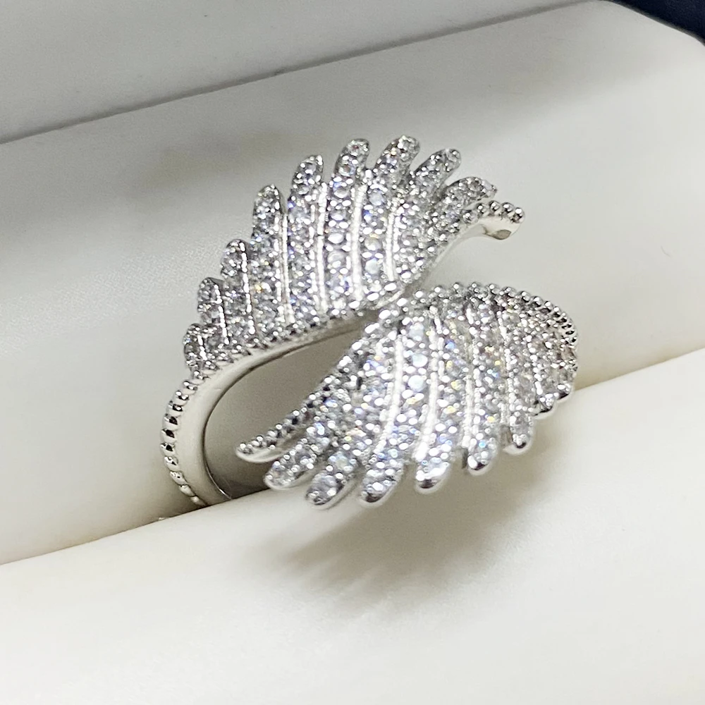 

Women's Jewelry 925 Sterling Silver Rings White Zircon Oval Wedding Ring