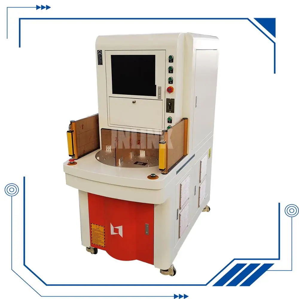 Большой размер полностью покрытая волоконная лазерная маркировочная машина 20 Вт